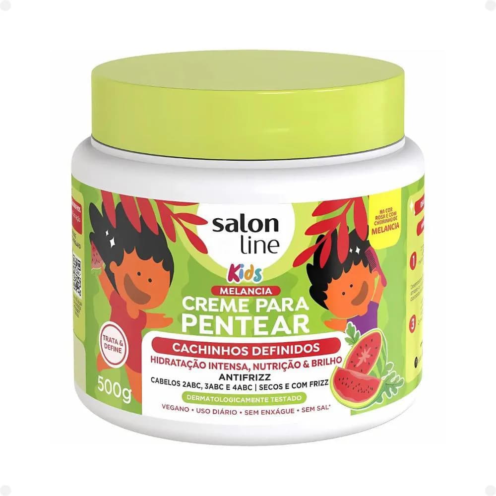 CREME PARA PENTEAR SALON LINE MELANCIA 500G