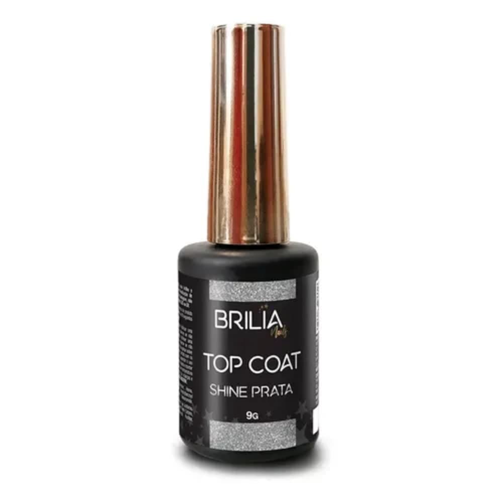 TOP COAT BRILIA SHINE PRATA - BRILIA 9G