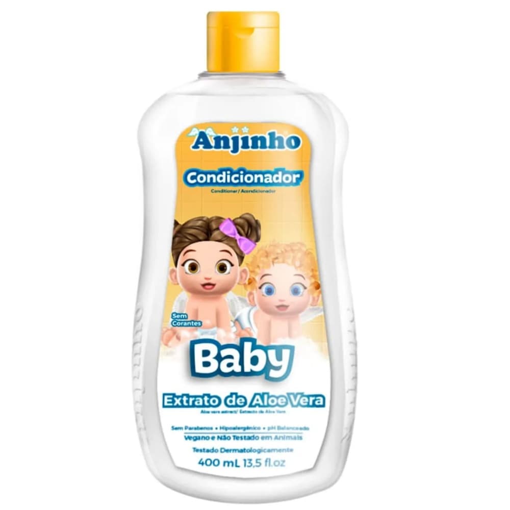 ANJINHO KIDS CONDICIONADOR EXTRATO DE ALOE VERA 400ML