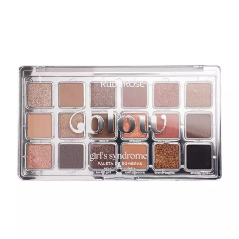 PALETA DE SOMBRAS GIRLS SYNDROME - BLOW - HBE2206 - RUBY ROSE