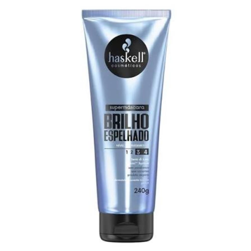 SUPERMÁSCARA BRILHO ESPELHADO 240ML HASKELL
