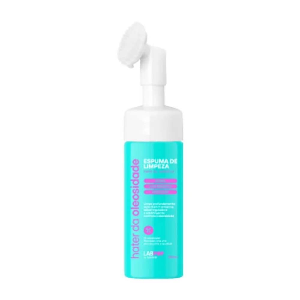 ESPUMA DE LIMPEZA FACIAL HATER DA OLEOSIDADE LAPOP 130ML