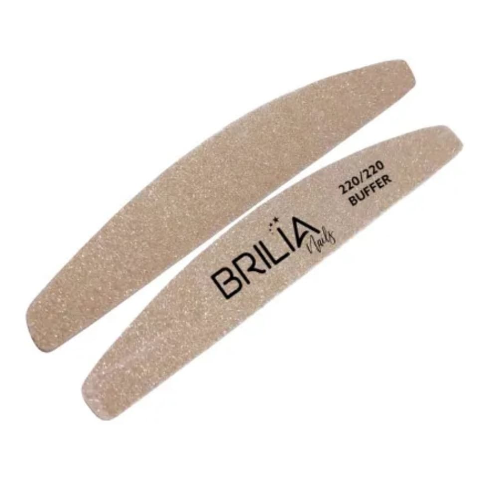 Lixa Boomerang 220/220 Buffer Unitaria Brilia Nails