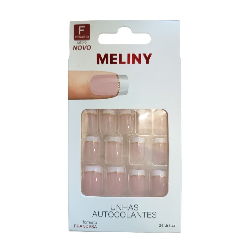 UNHA POSTICA MELINY - FRANCESINHA COM BRILHO