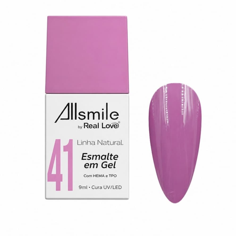 41- ESMALTE EM GEL REAL LOVE LINHA NATURAL 10ML