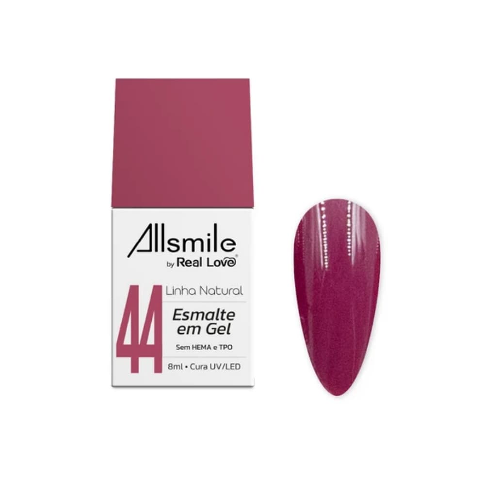 44- ESMALTE EM GEL REAL LOVE LINHA NATURAL 10ML