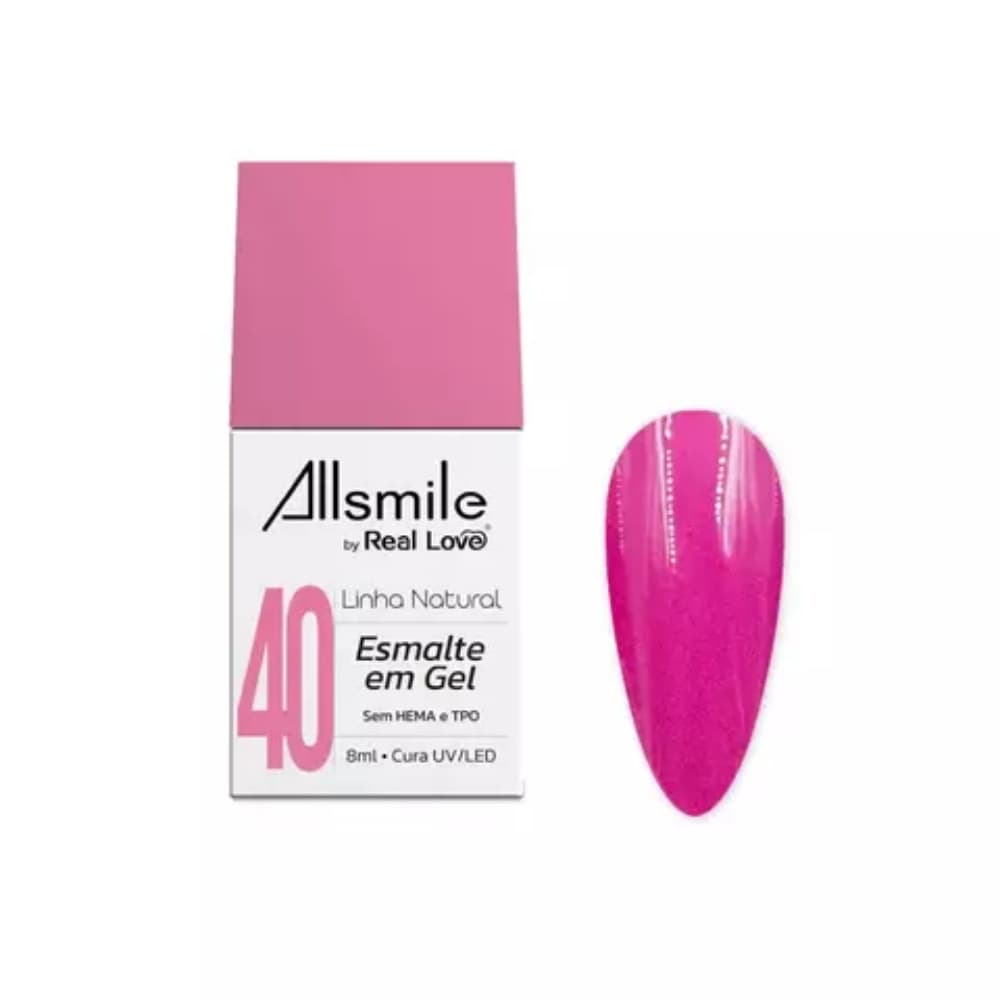 40- ESMALTE EM GEL REAL LOVE LINHA NATURAL 10ML