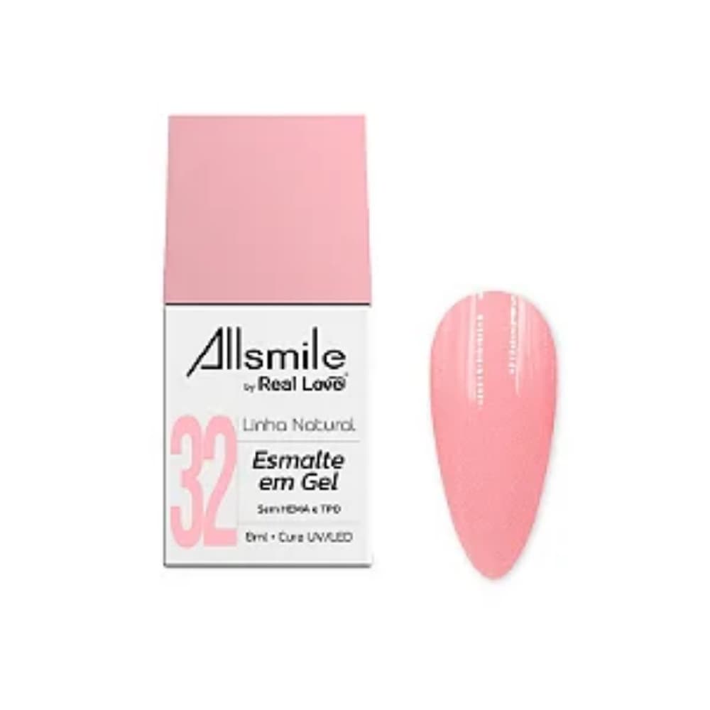 32- ESMALTE EM GEL REAL LOVE LINHA NATURAL 10ML