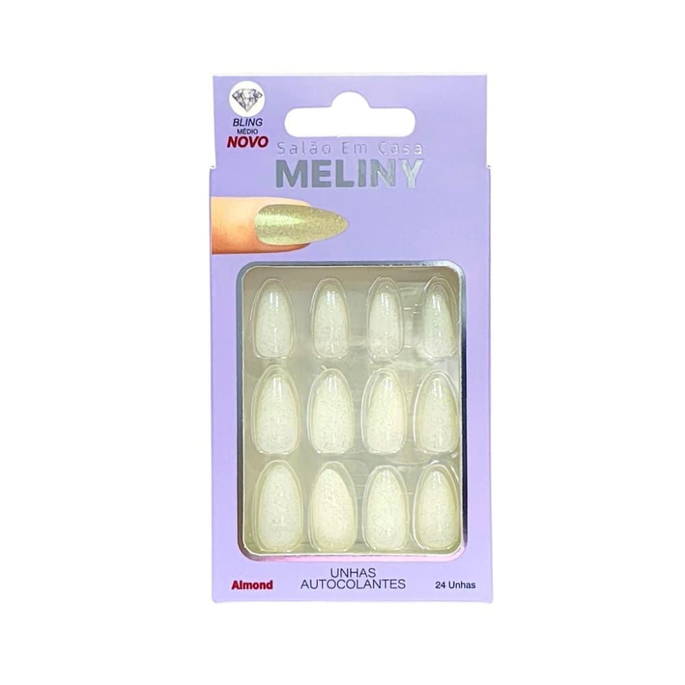 UNHA POSTICA MELINY - BRANCA ALMOD