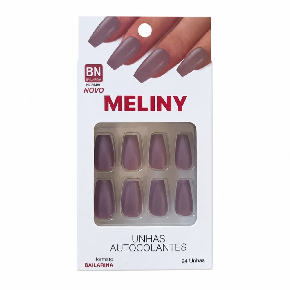UNHAS AUTOCOLANTES MELINY NUDE ROSADO