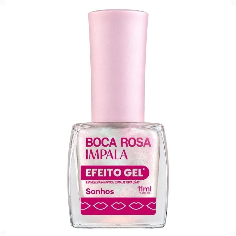 ESMALTE EFEITO GEL BOCA ROSA SONHOS 11ML