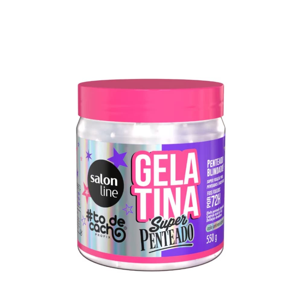 GELATINA SALON LINE 550G SUPER PENTEADO
