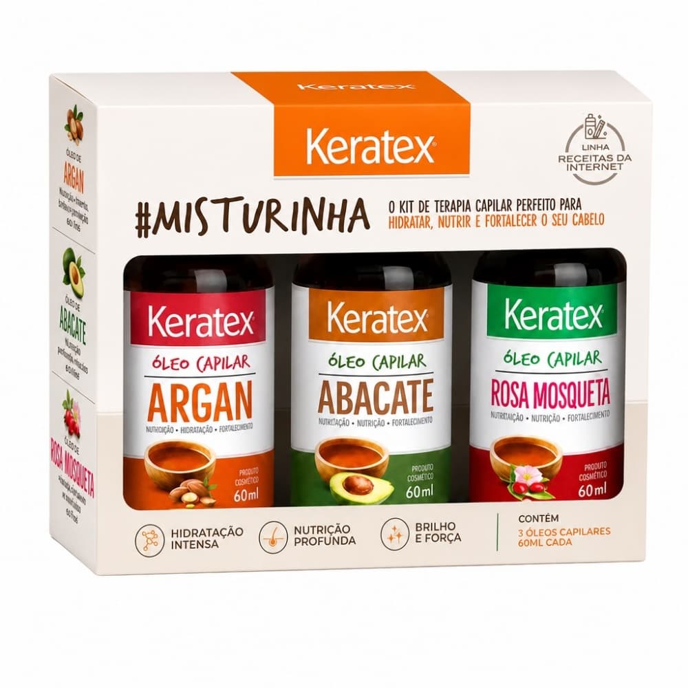 KIT OL FIXED KERATEX 60ML ARG/ABAC/ROSA