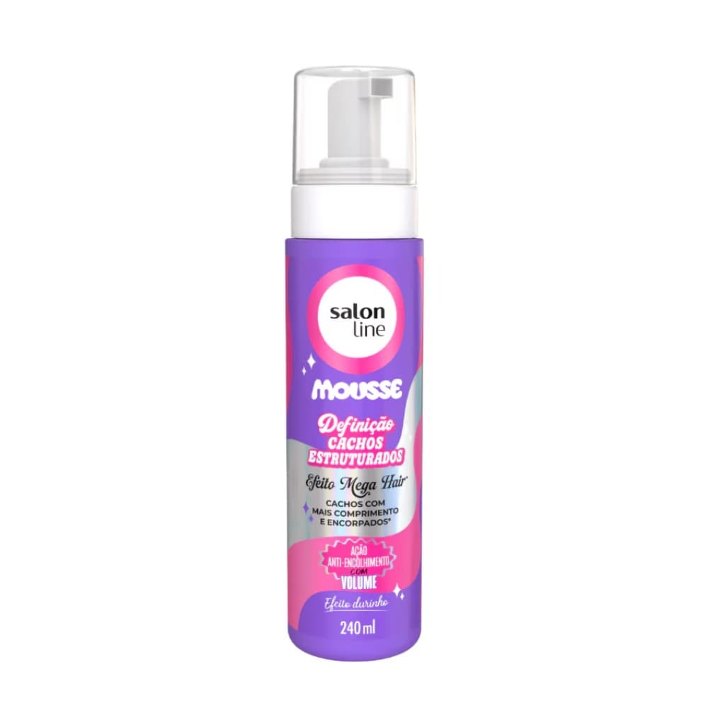 MOUSSE SALON 240ML DEF CACHOS ESTRUTURAD